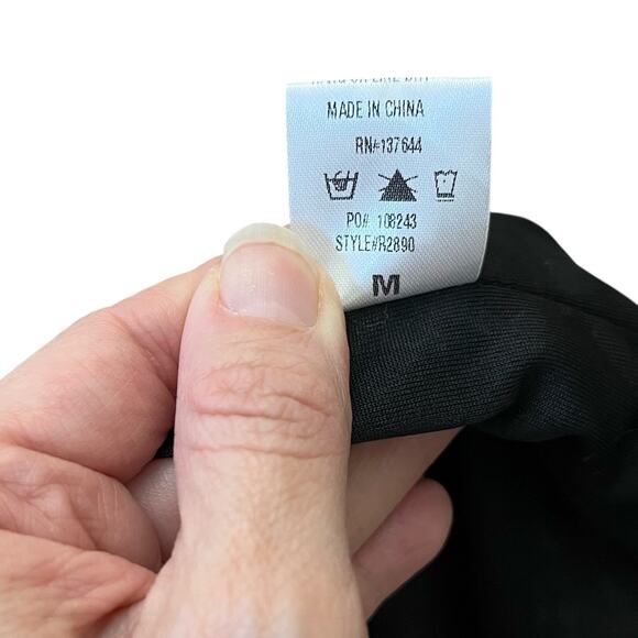 Fashion Nova Gingham Romper Medium Tied Front Ruffle Hem Cutout Cottage Coquette - Picture 6 of 7